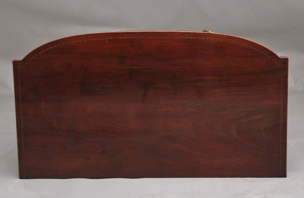19th Century inlaid mahogany bowfront chest of drawers View VIII