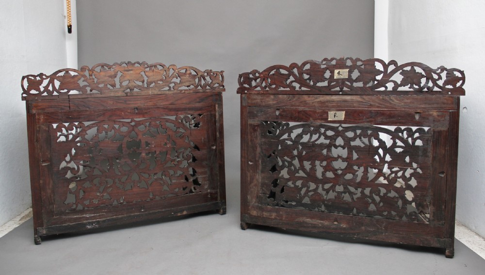 Pair of 19th Century carved console tables View IV