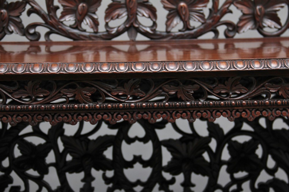 Pair of 19th Century carved console tables View XV