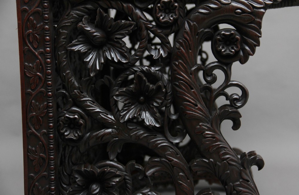 Pair of 19th Century carved console tables View XVII