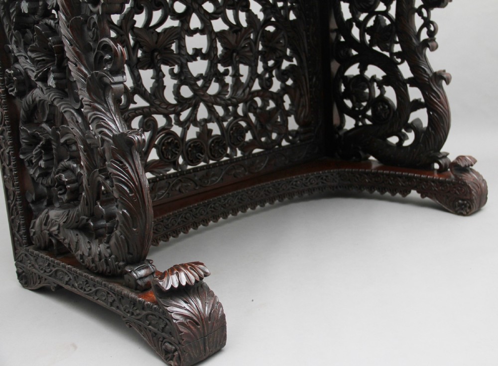 Pair of 19th Century carved console tables View XVIII