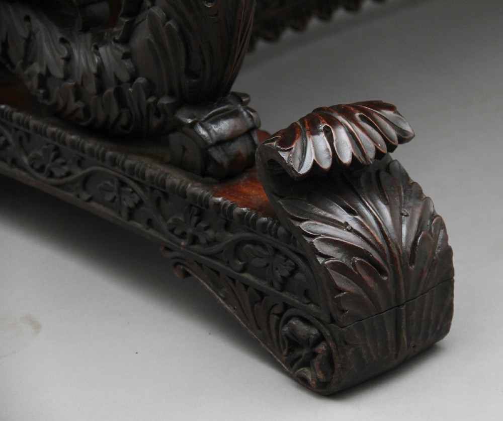 Pair of 19th Century carved console tables View XIX