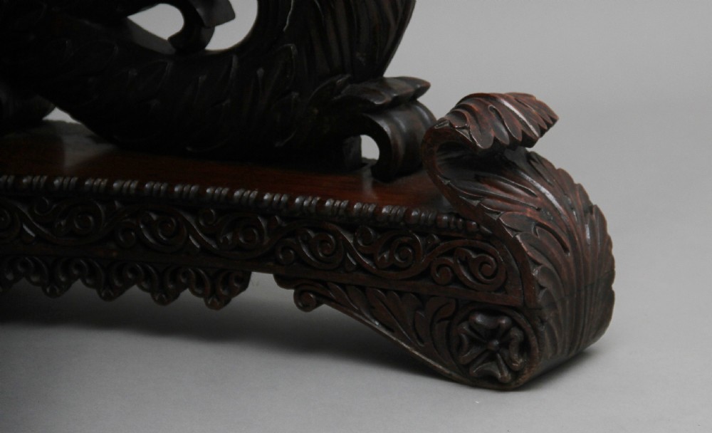 Pair of 19th Century carved console tables View XX