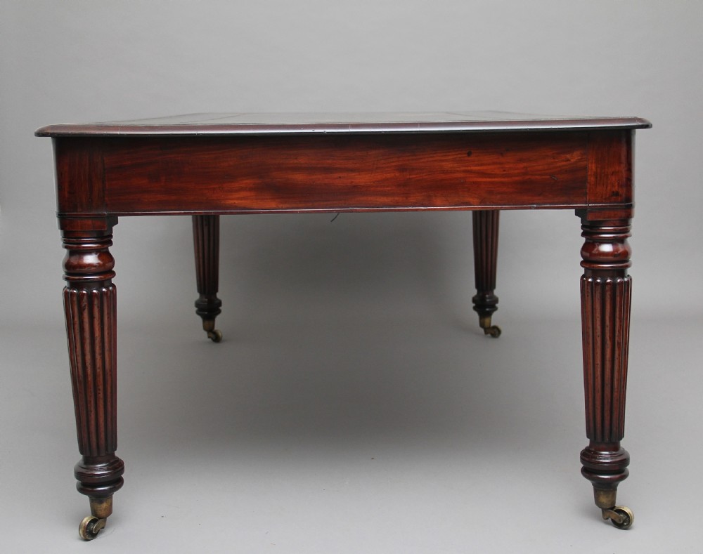 19th Century mahogany partners writing desk View IV
