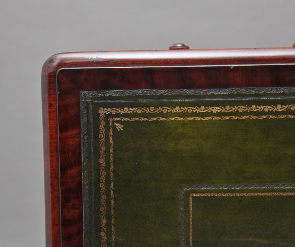 19th Century mahogany partners writing desk View IX