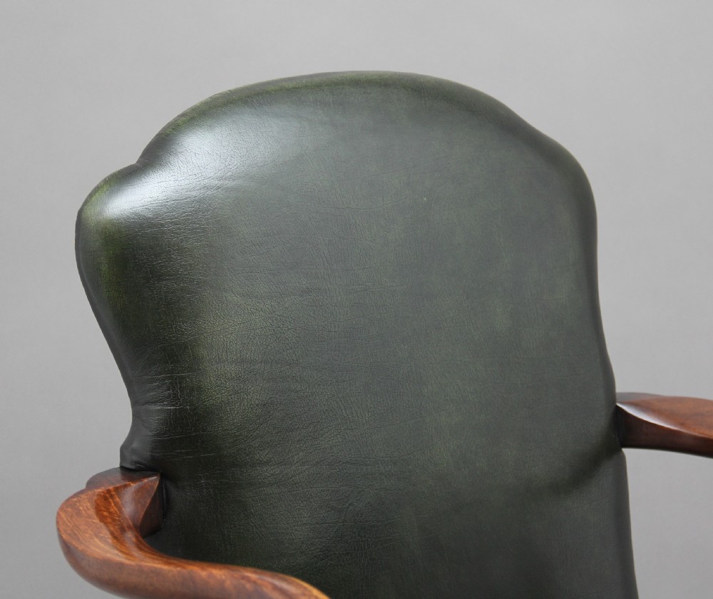Pair of early 20th Century walnut armchairs View VI