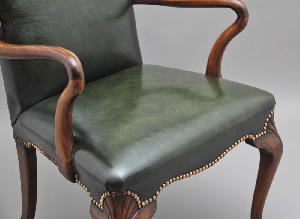 Pair of early 20th Century walnut armchairs View VIII