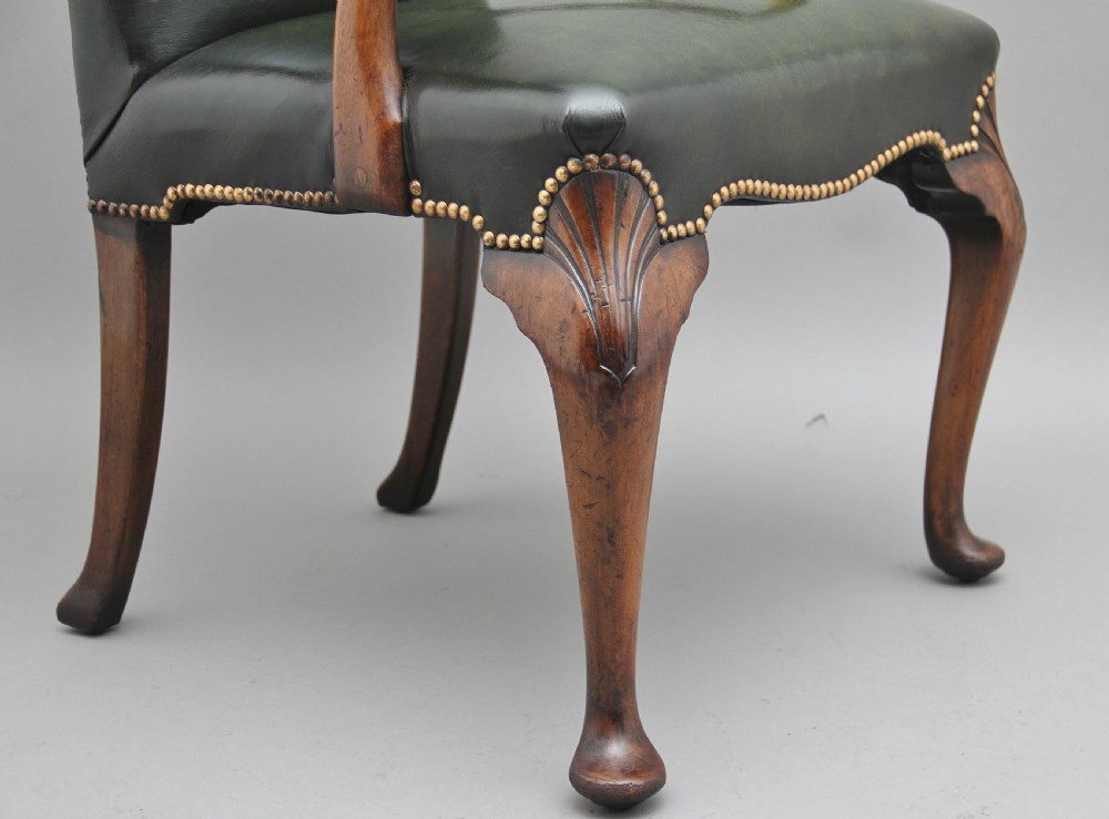 Pair of early 20th Century walnut armchairs View IX