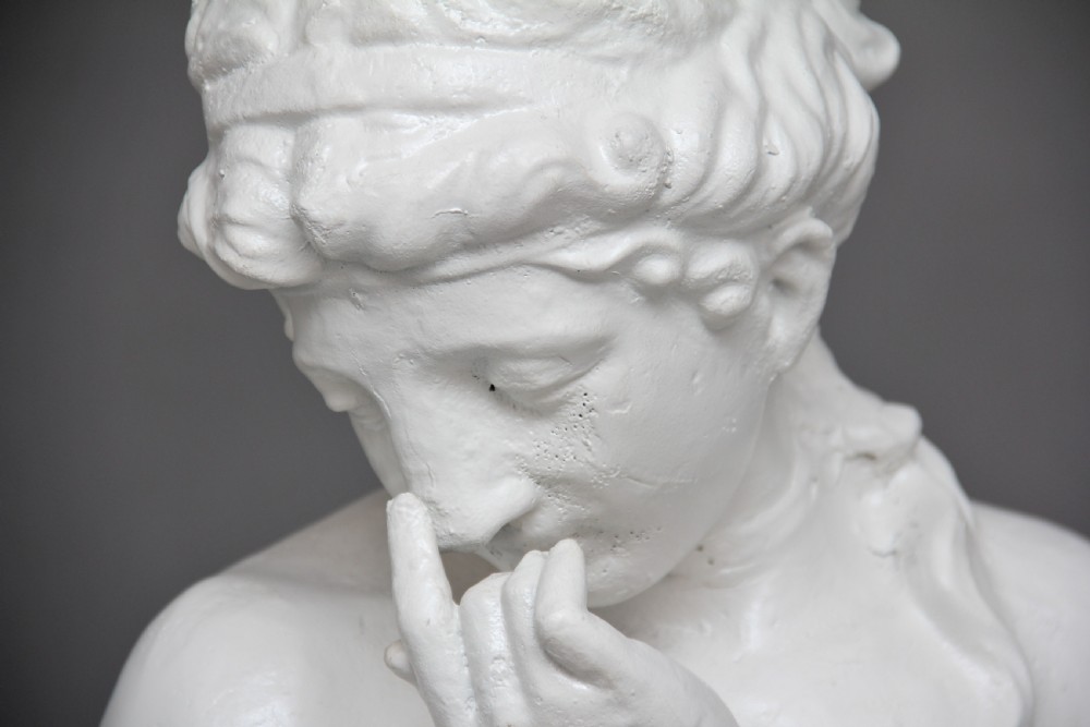 19th Century life size cast iron statue View VI
