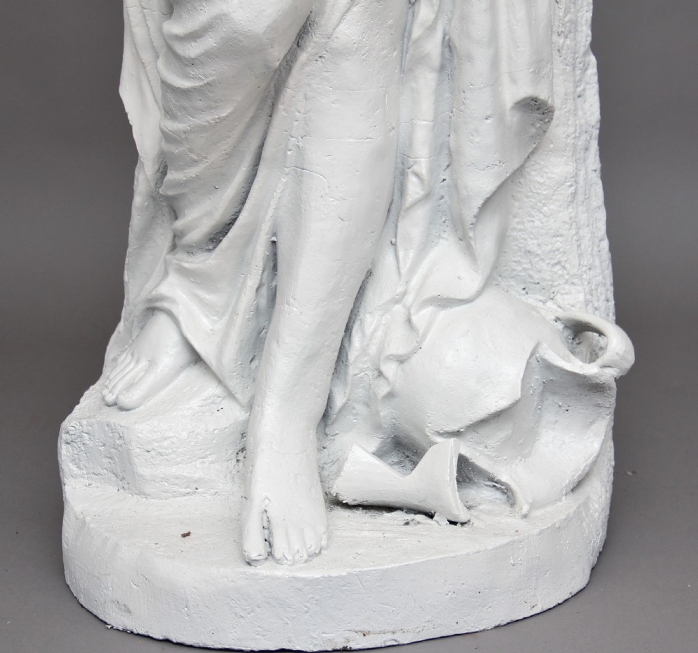 19th Century life size cast iron statue View VII
