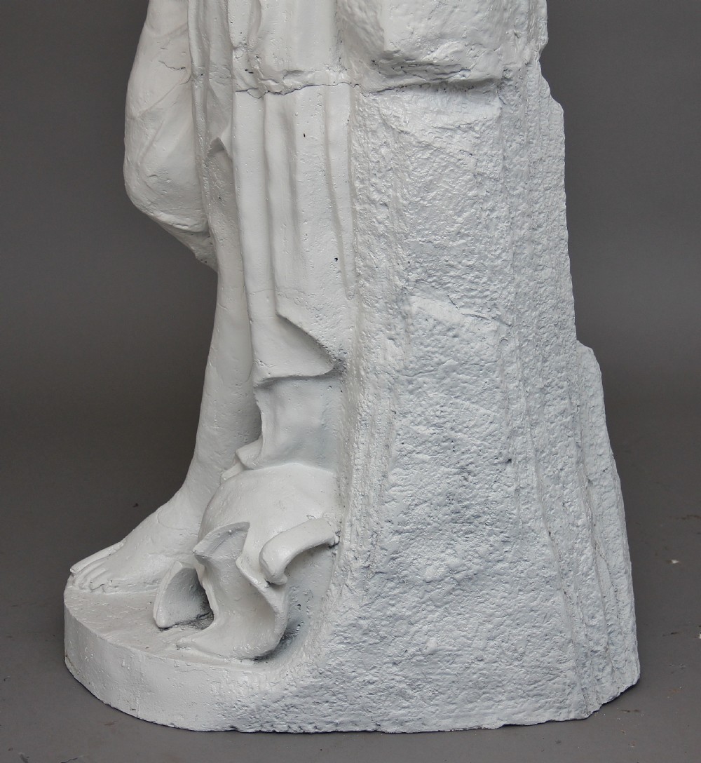 19th Century life size cast iron statue View IX
