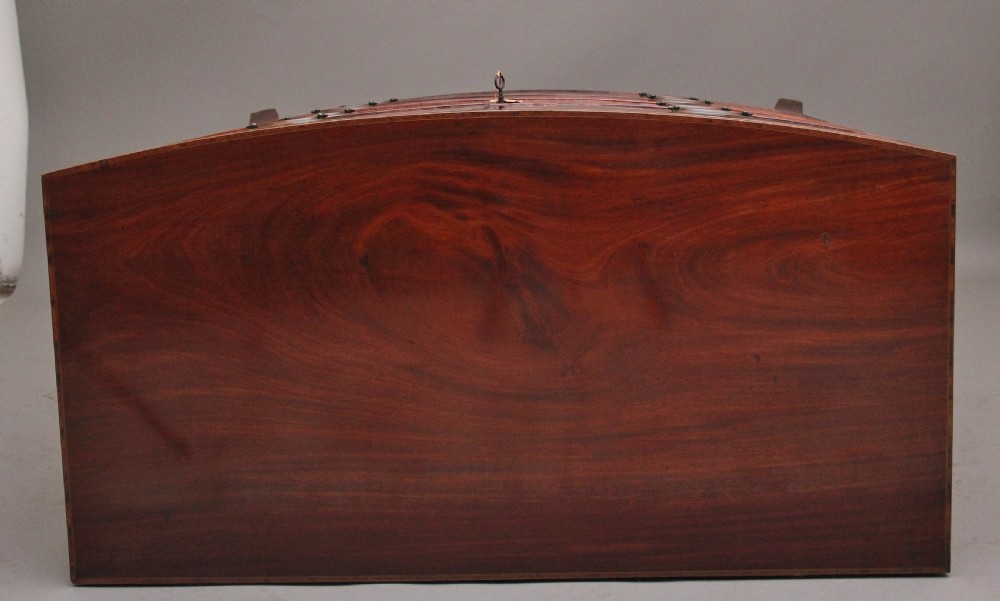 Early 19th Century inlaid mahogany bowfront chest of drawers View IX
