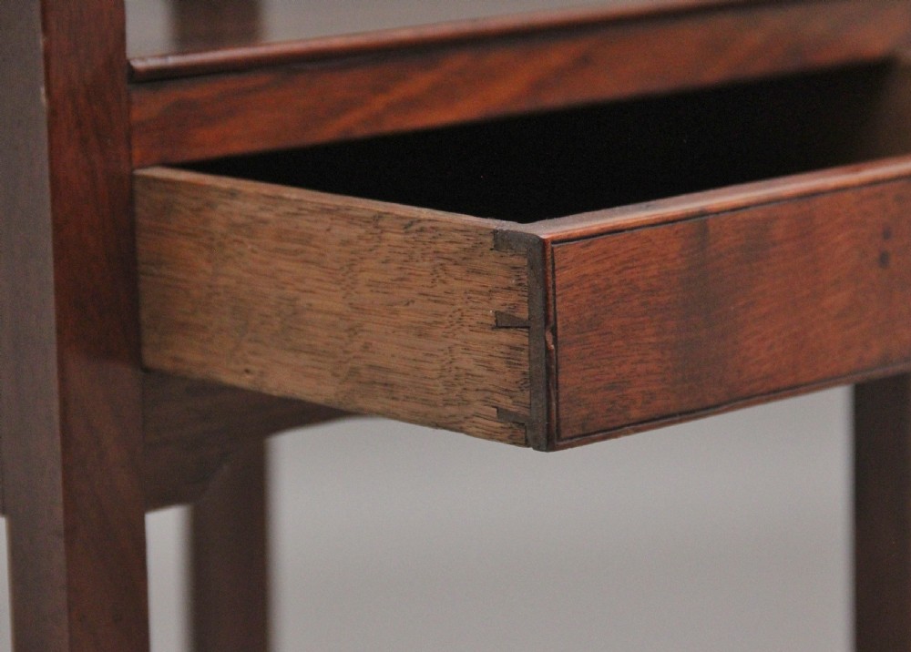19th Century mahogany bedside table View VII