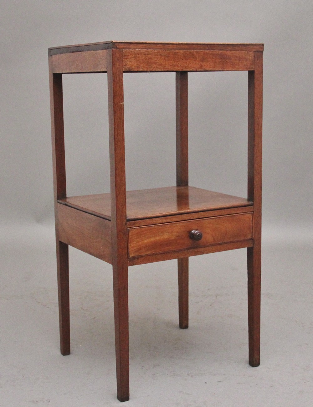 19th Century mahogany bedside table