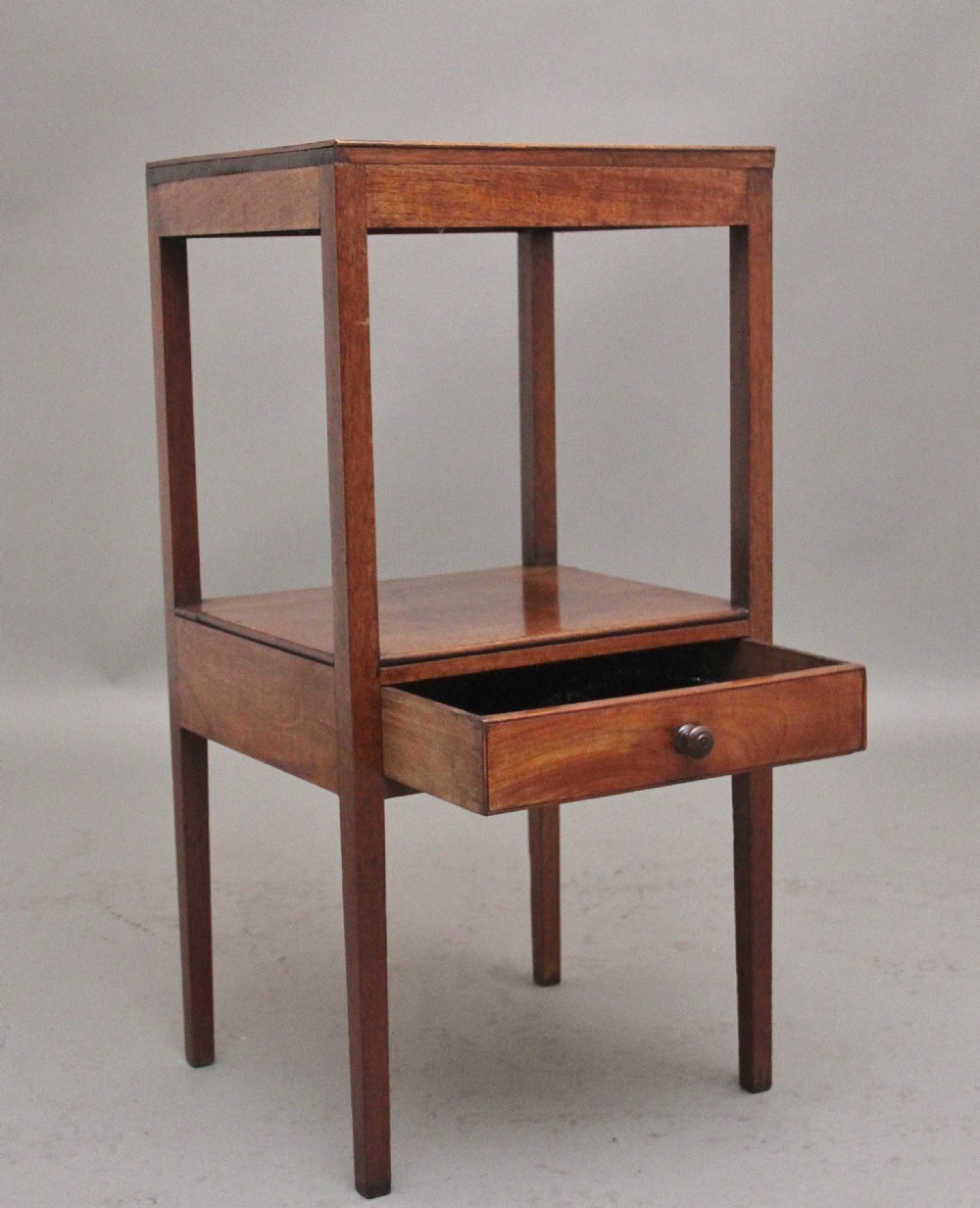 19th Century mahogany bedside table View II