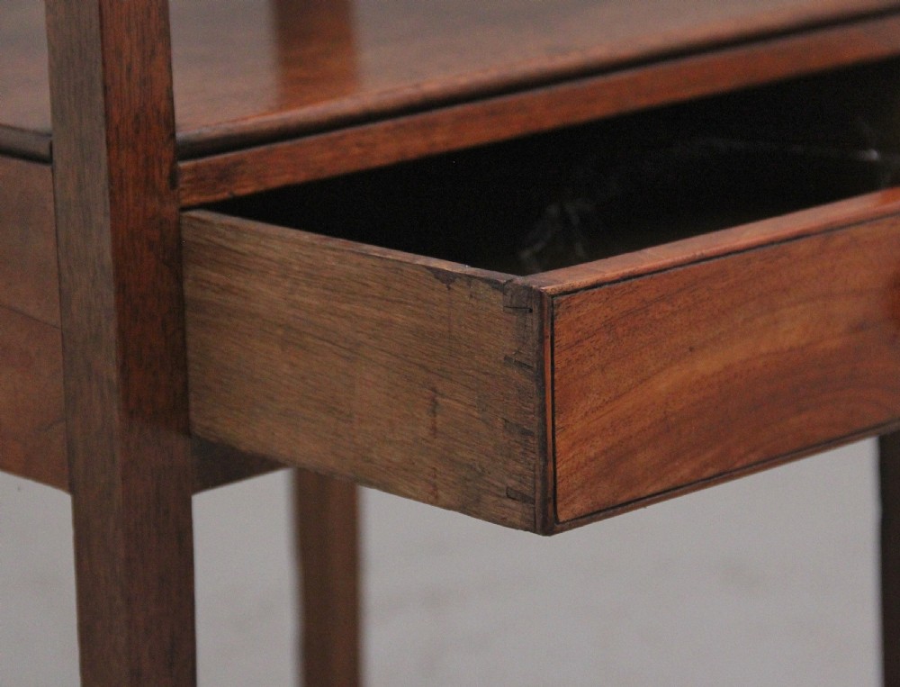19th Century mahogany bedside table View VI