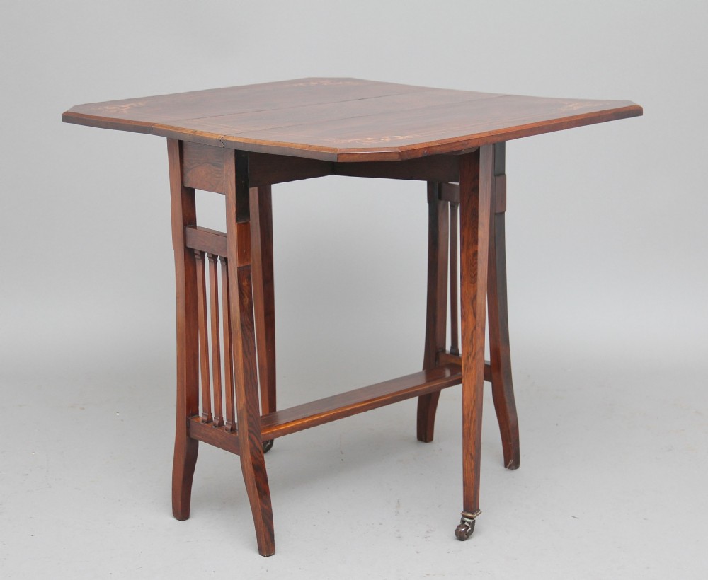 Late 19th Century rosewood Sutherland table View VIII