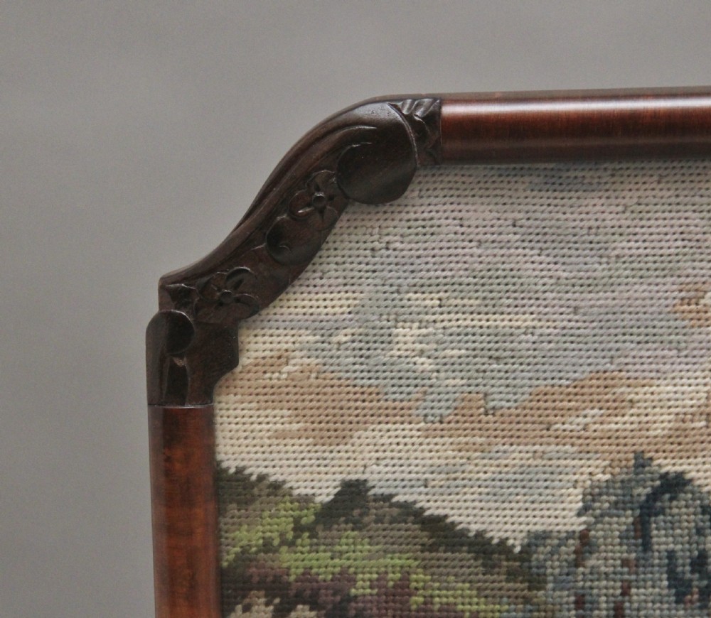 Mid 20th Century walnut fire screen table View IV