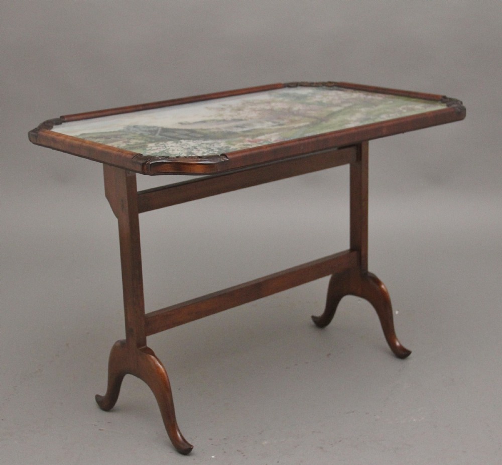 Mid 20th Century walnut fire screen table View VIII