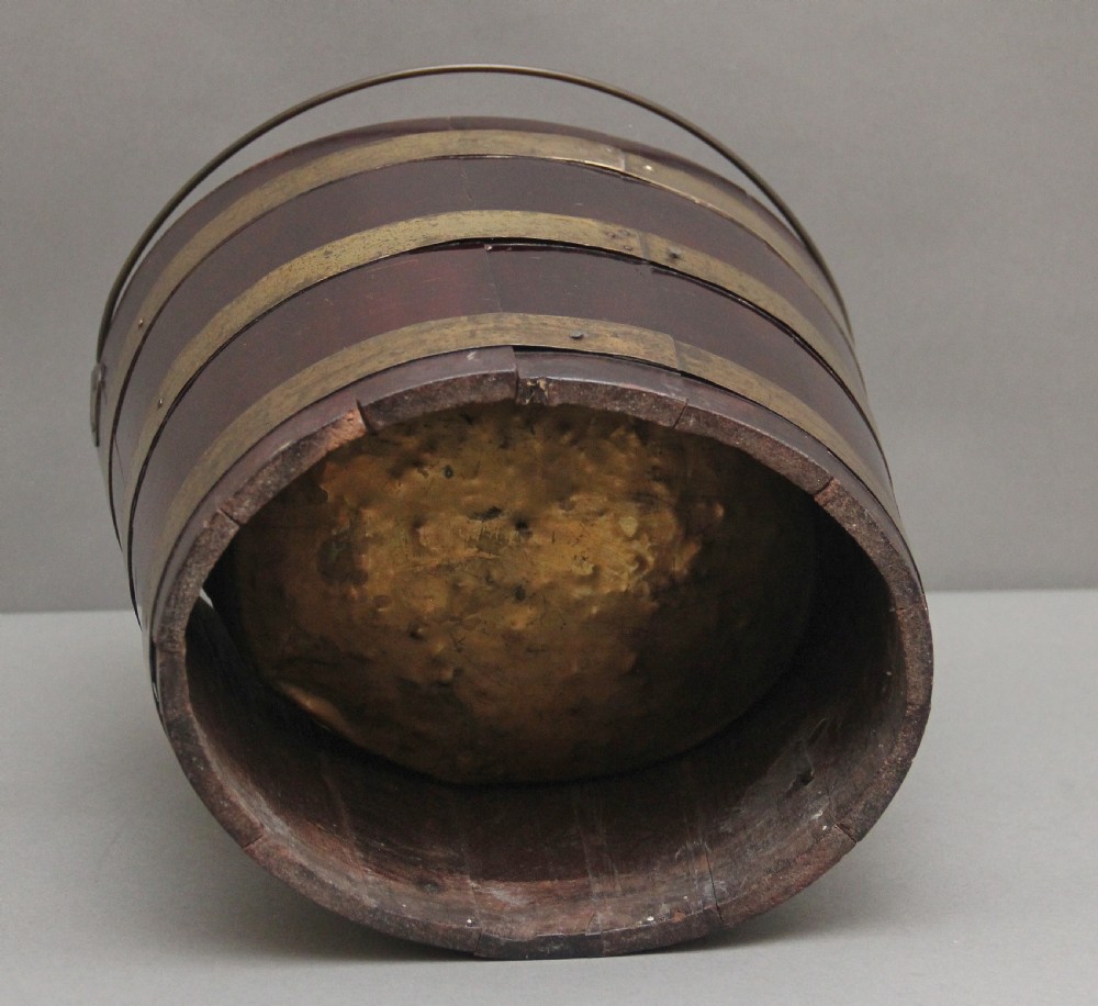 19th Century oval brass bound bucket View VII