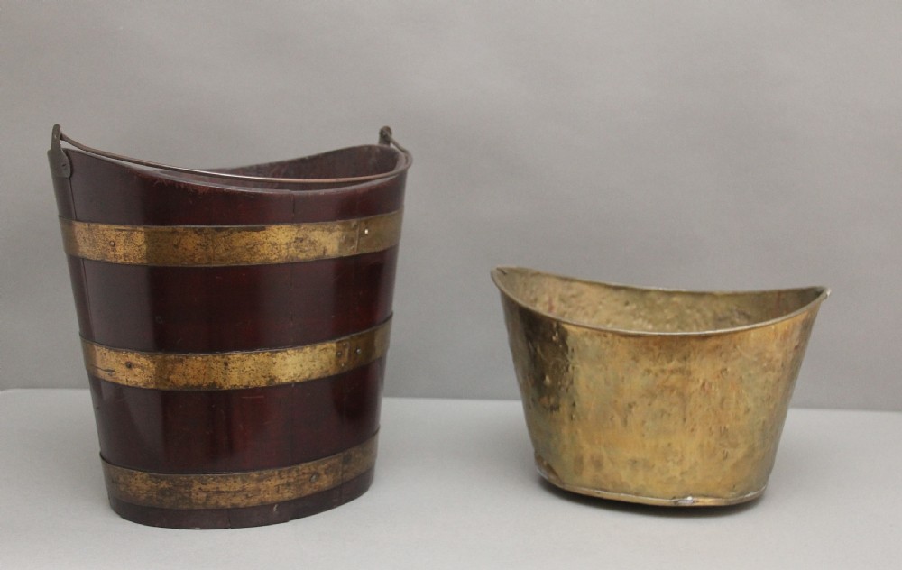 19th Century oval brass bound bucket View VIII