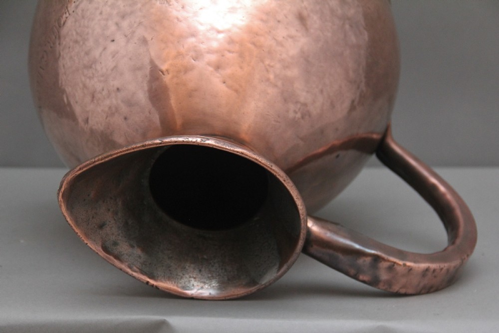 19th Century half gallon Copper Measuring Jug View VI