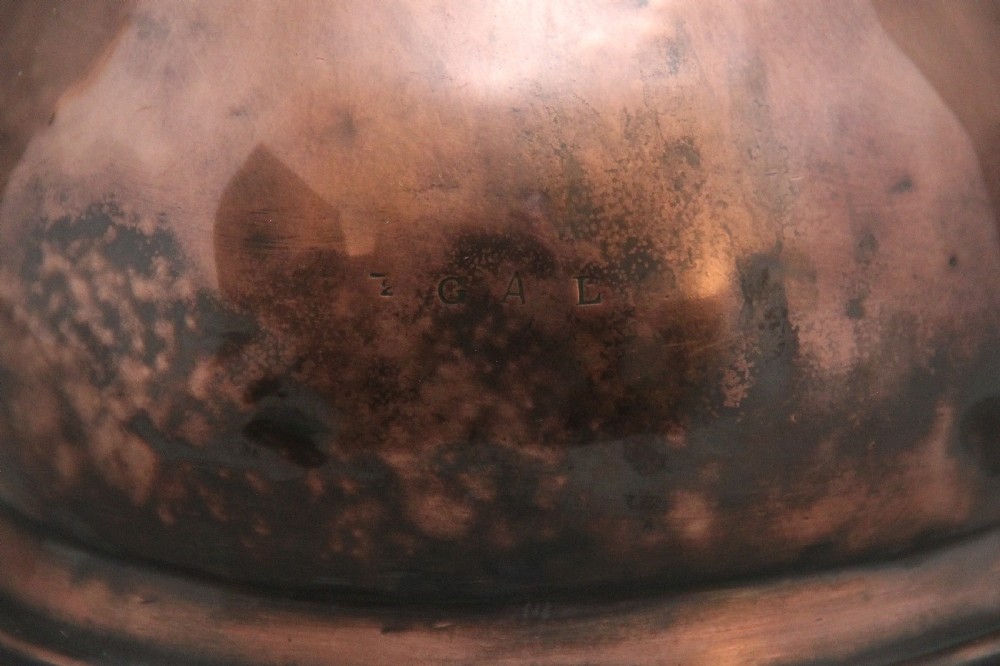 19th Century half gallon copper measuring jug View VI