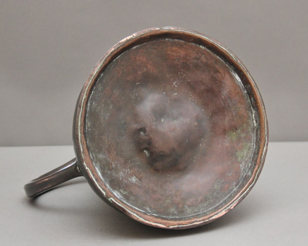 19th Century one gallon copper measuring jug View VI