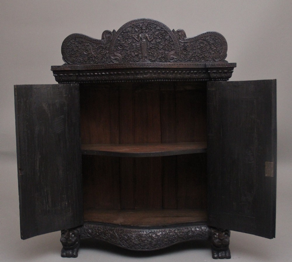 19th Century Anglo-Indian cabinet View II