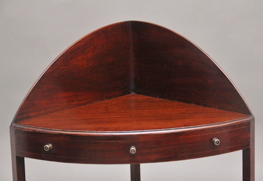 19th Century mahogany corner cabinet View VII