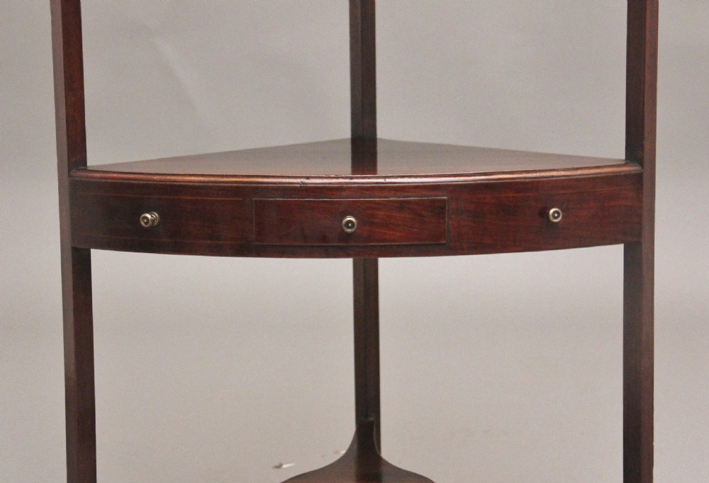 19th Century mahogany corner cabinet View VIII