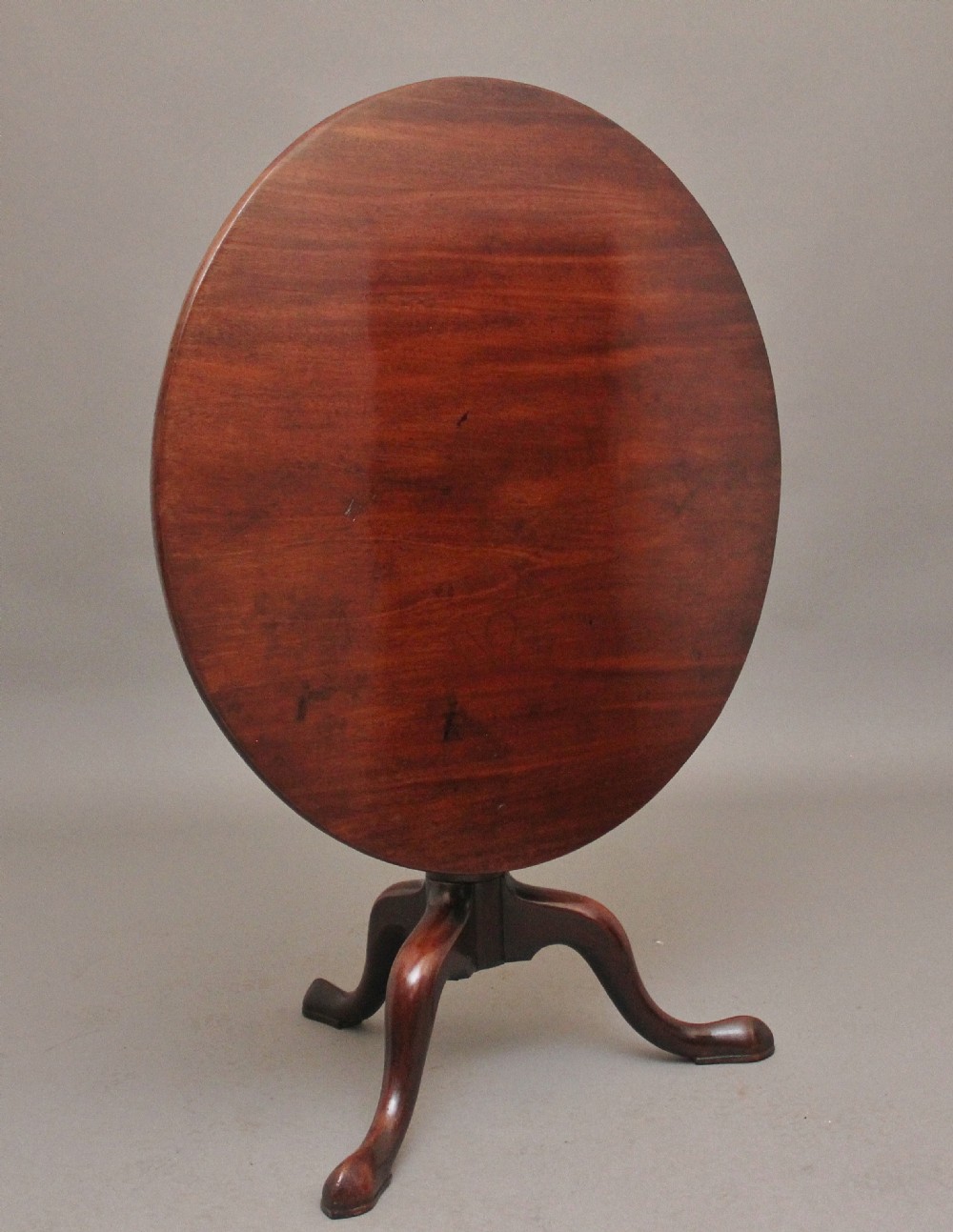 18th Century mahogany tripod table