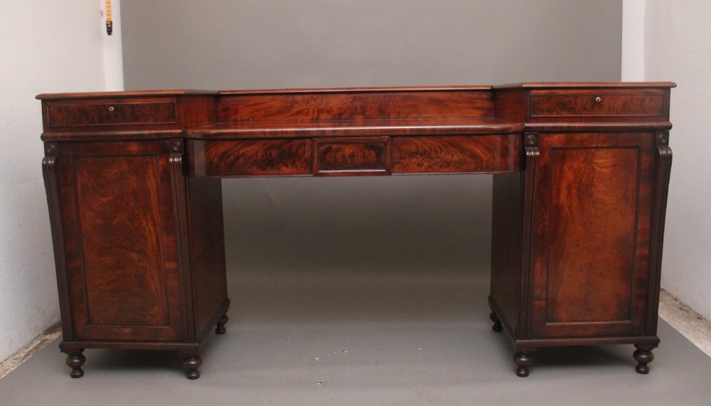 Early 19th Century mahogany pedestal sideboard