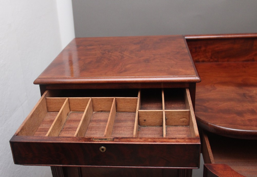 Early 19th Century mahogany pedestal sideboard View IV