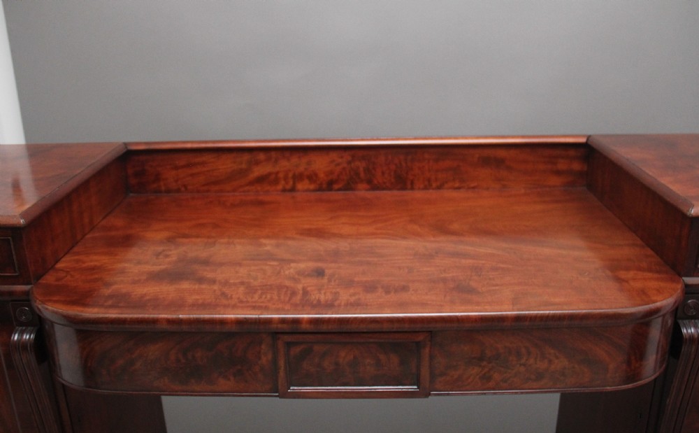 Early 19th Century mahogany pedestal sideboard View V