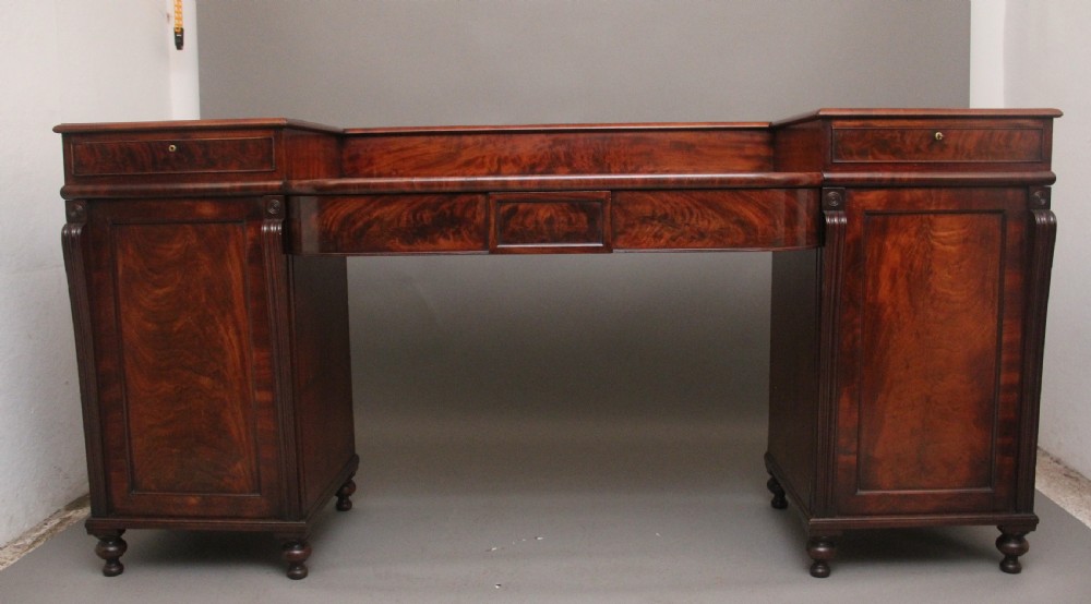 Early 19th Century mahogany pedestal sideboard View VII