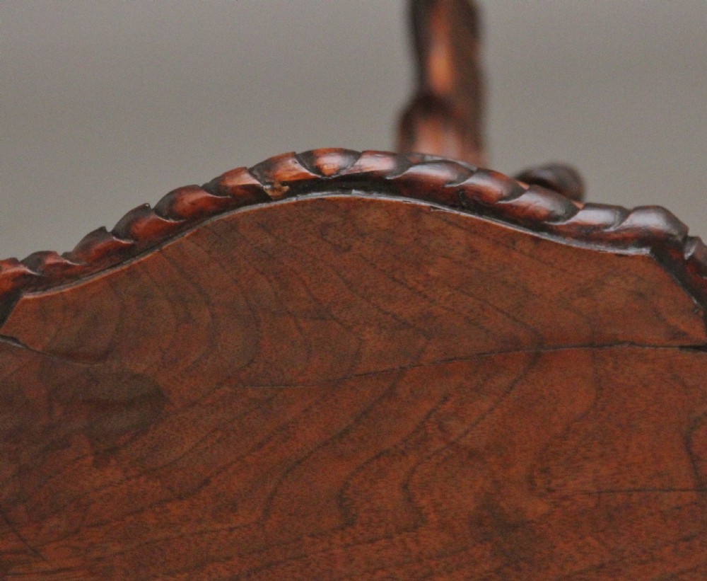 19th Century Italian carved walnut torcher View VII