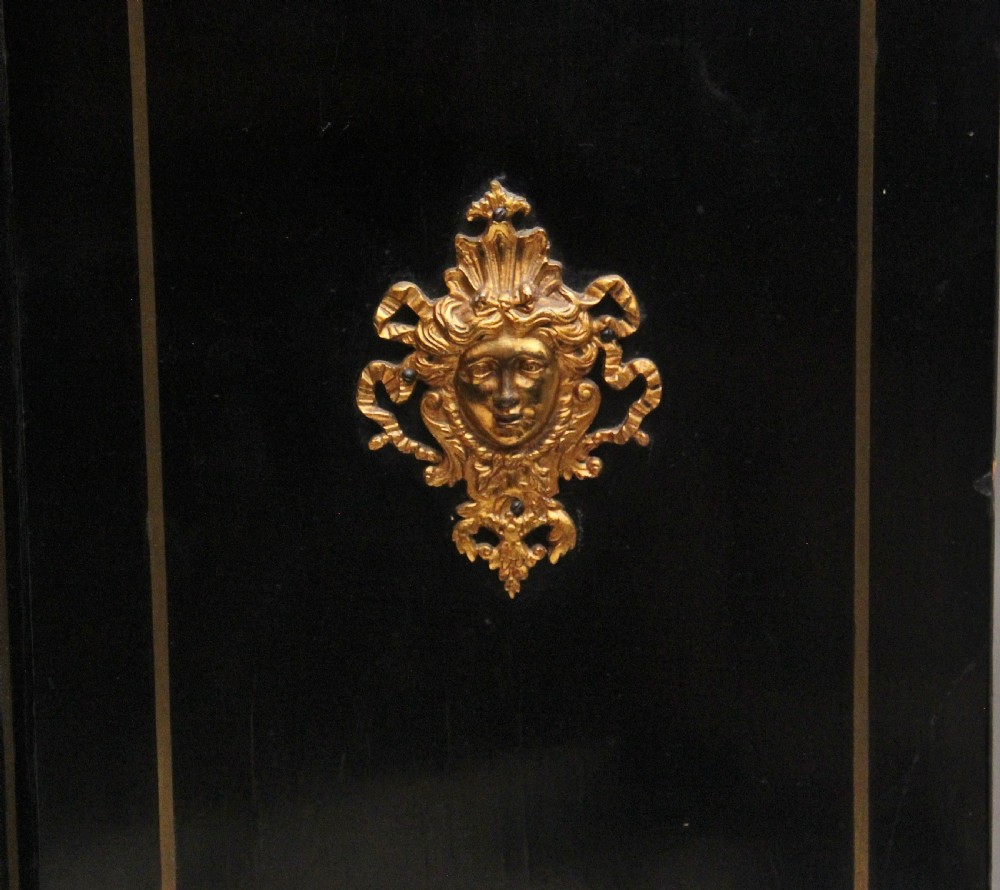 Large 19th Century ebonised and boulle credenza View XXIV