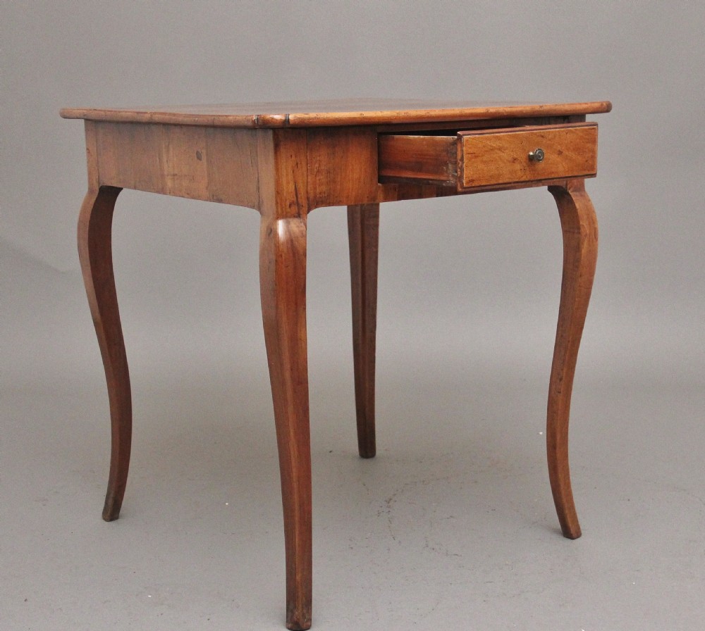 19th Century walnut side table View II