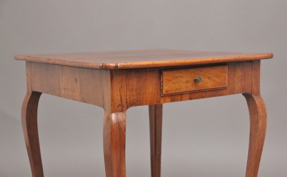19th Century walnut side table View III