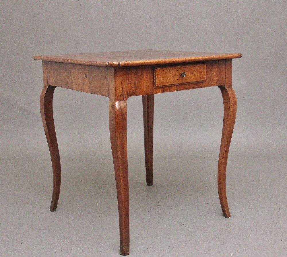 19th Century walnut side table View V