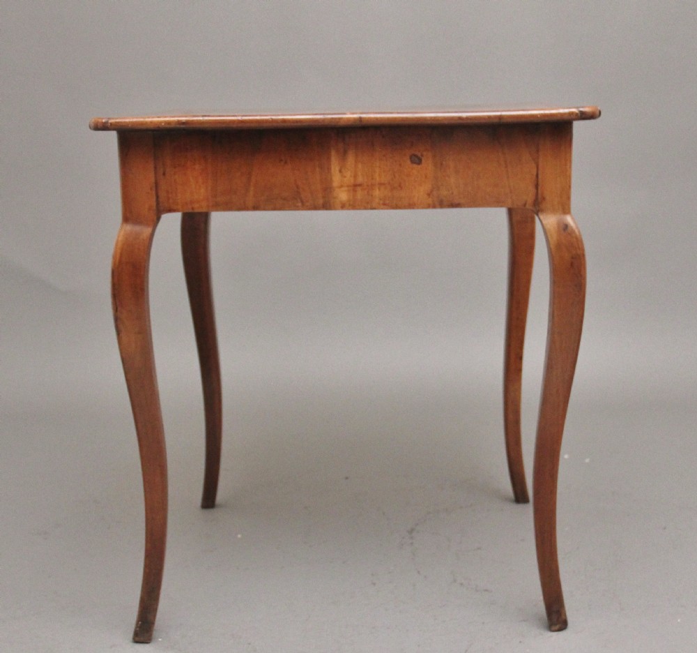 19th Century walnut side table View VI