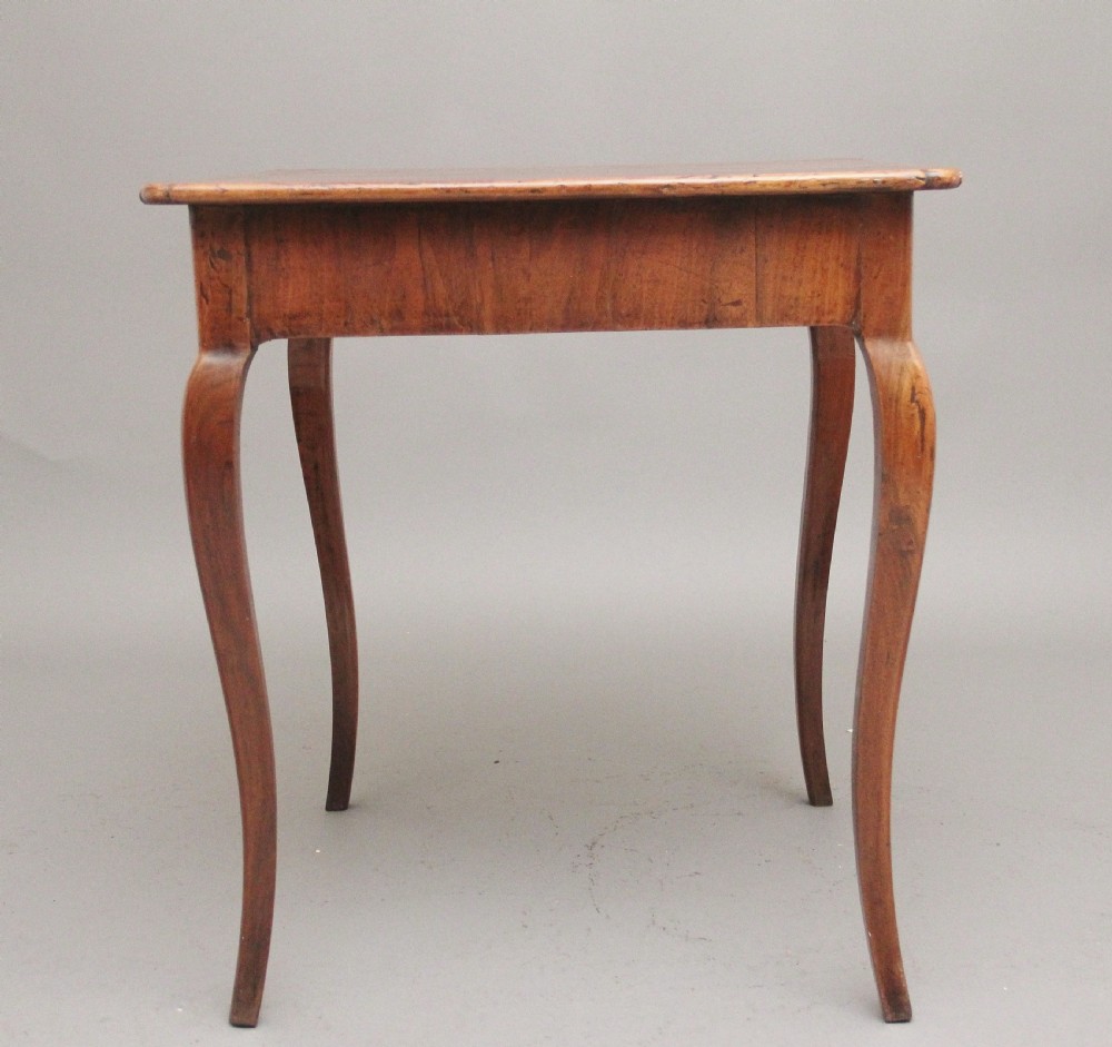 19th Century walnut side table View VII