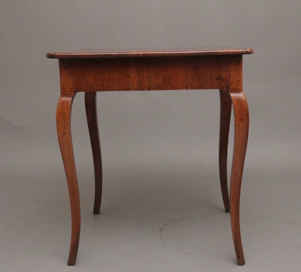 19th Century walnut side table View VIII
