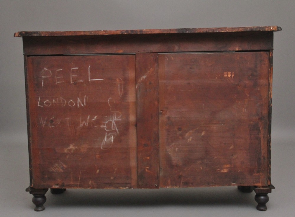 A fabulous quality early 19th Century mahogany side cabinet View XI