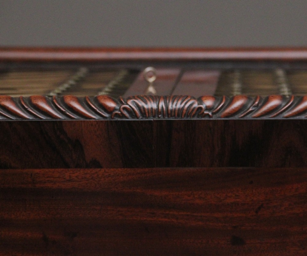 A fabulous quality early 19th Century mahogany side cabinet View XIV