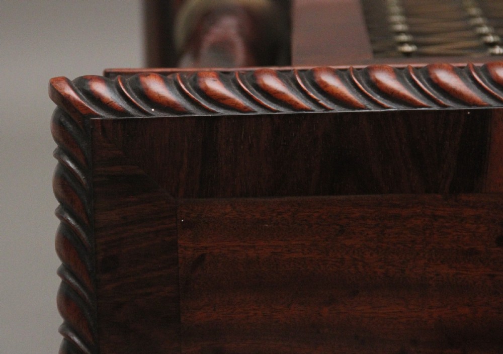 A fabulous quality early 19th Century mahogany side cabinet View XV