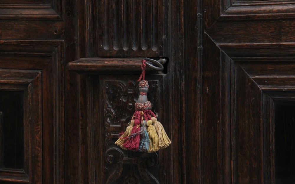 17th Century Flemish carved oak cupboard View XIV