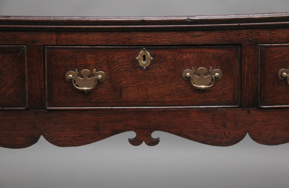 18th Century oak cabriole leg dresser base View IV