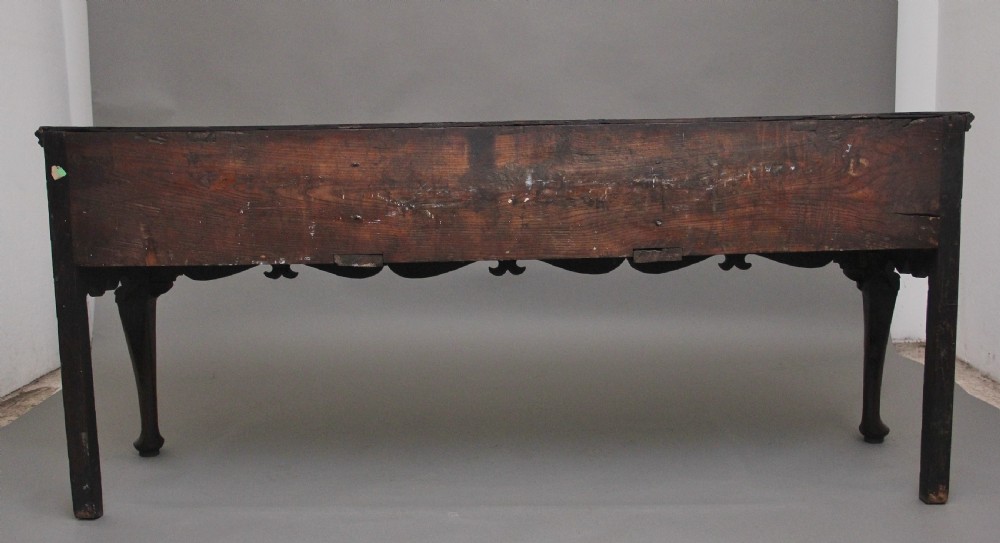 18th Century oak cabriole leg dresser base View IX